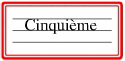 menu cinquieme